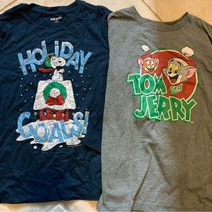 Christmas graphic long sleeves for boy (8) - bundle